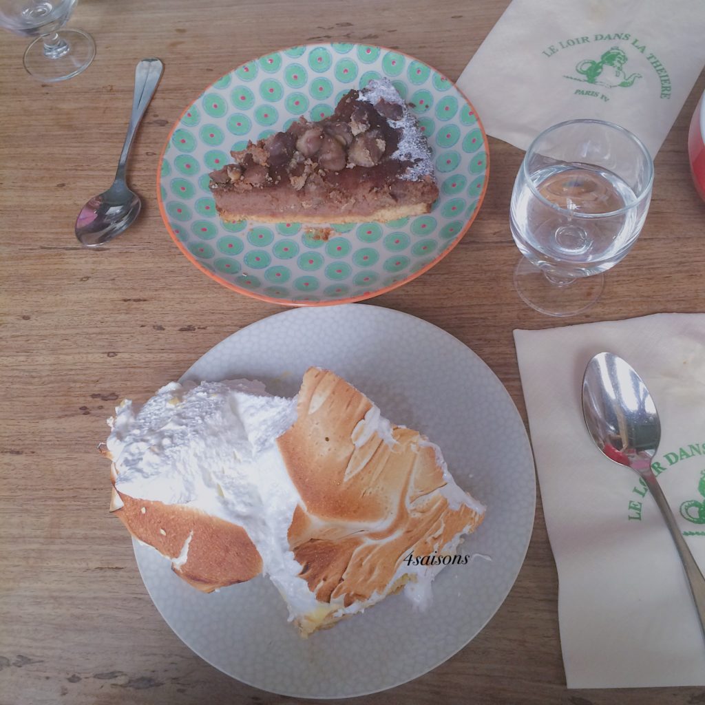 パリのマレ地区にあるランチも食べれる喫茶店、Le Loir dans la Théière
