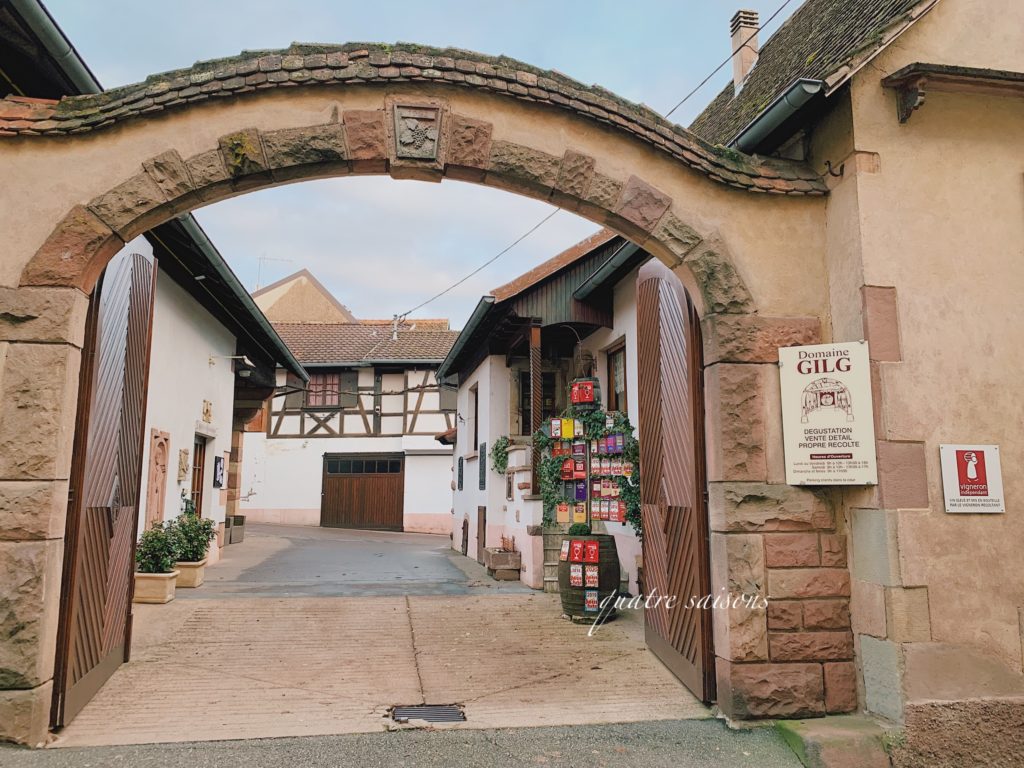 ミッテルベルカイム（アルザス地方にあるフランスの最も美しい村）のワイナリー