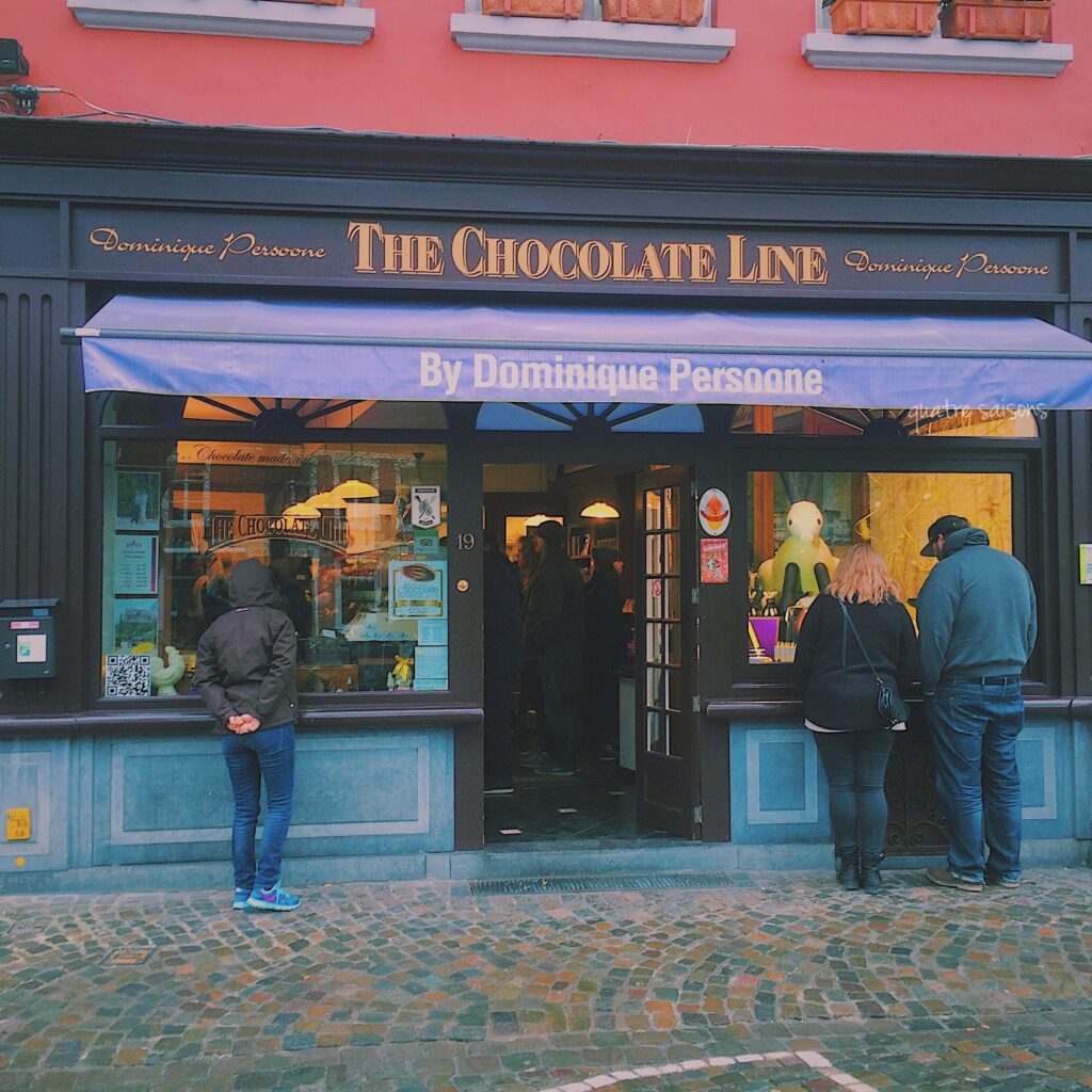 ベルギーブルージュにあるチョコレートやさんThe Chocolate Line