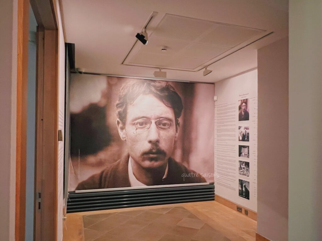 ピエールボナール美術館にある彼自身の写真