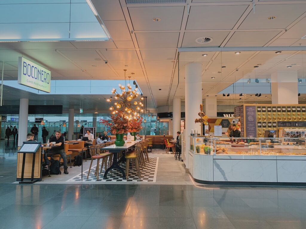 ミュンヘン空港内にあるBOCONEROというレストラン