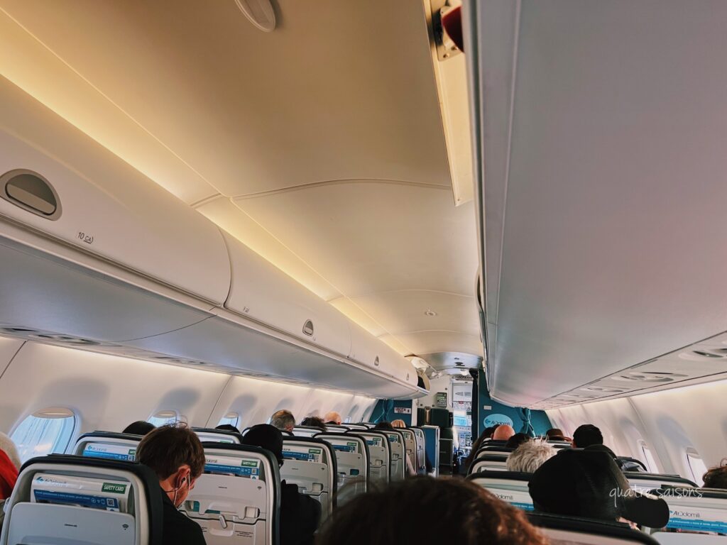 Air Dolomiti（エアドロミティ）でマルセイユからミュンヘン行きの機内