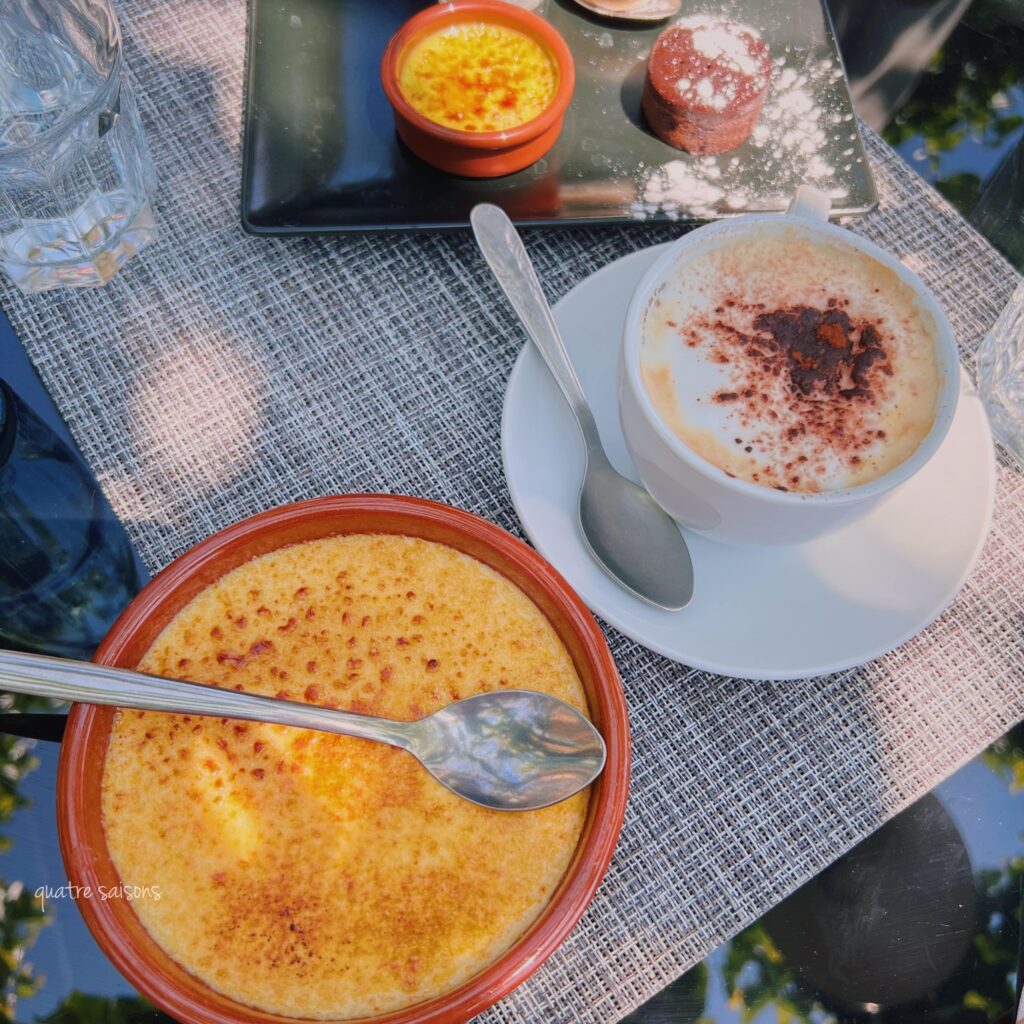 南フランスの村、ジュカのレストランBistrot la Terrasse
