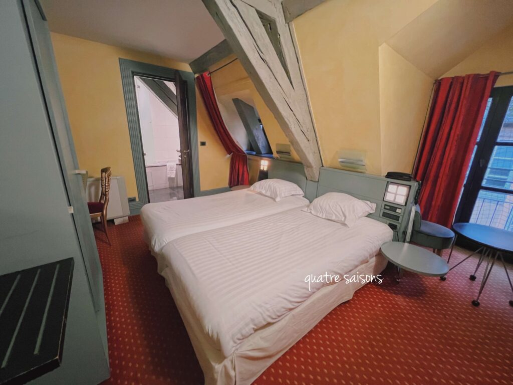 ストラスブールのホテル・メゾンカメルツェル宿泊記・泊まった部屋