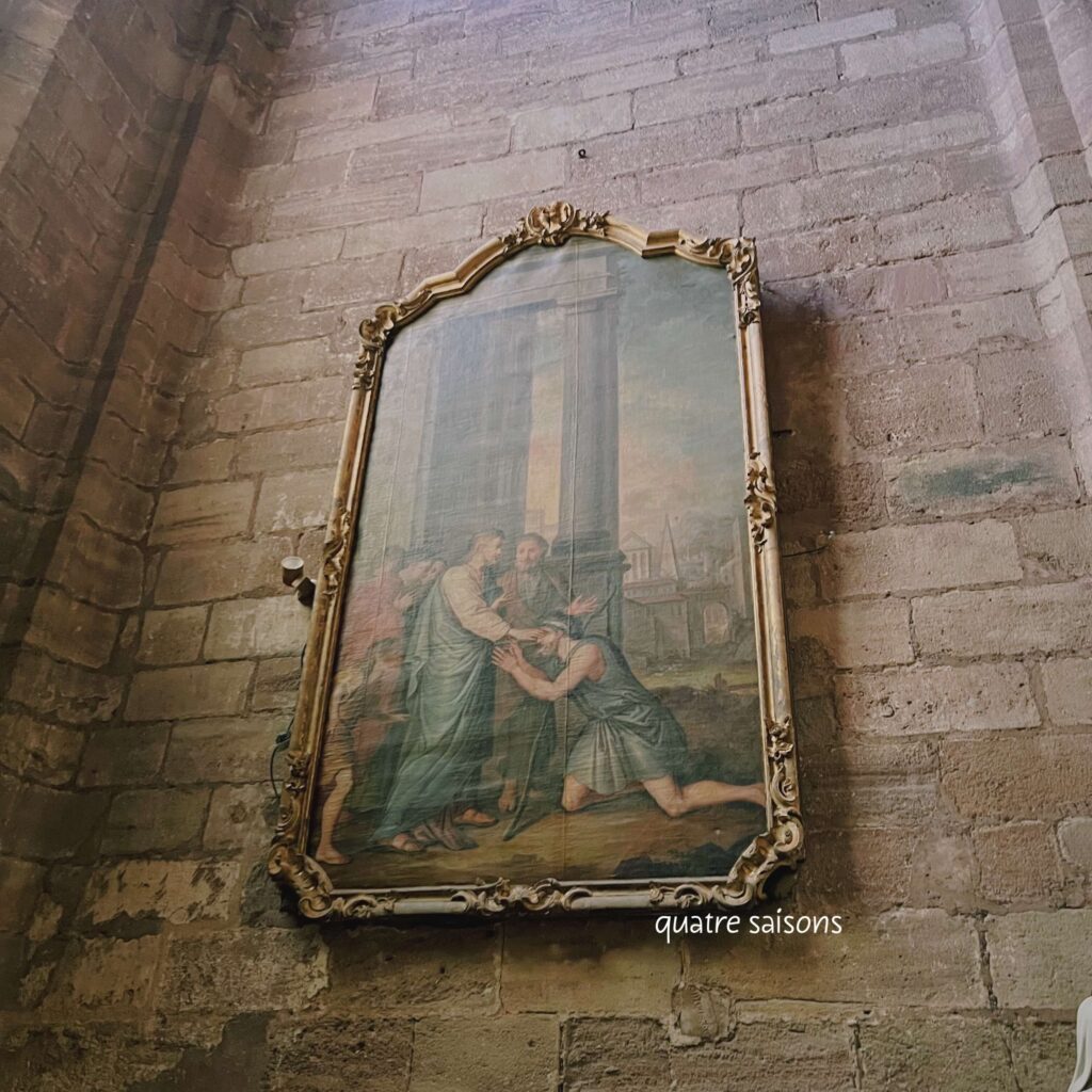 フランス南西部、ロデズのノートルダム・ド・アソンプション大聖堂の絵画