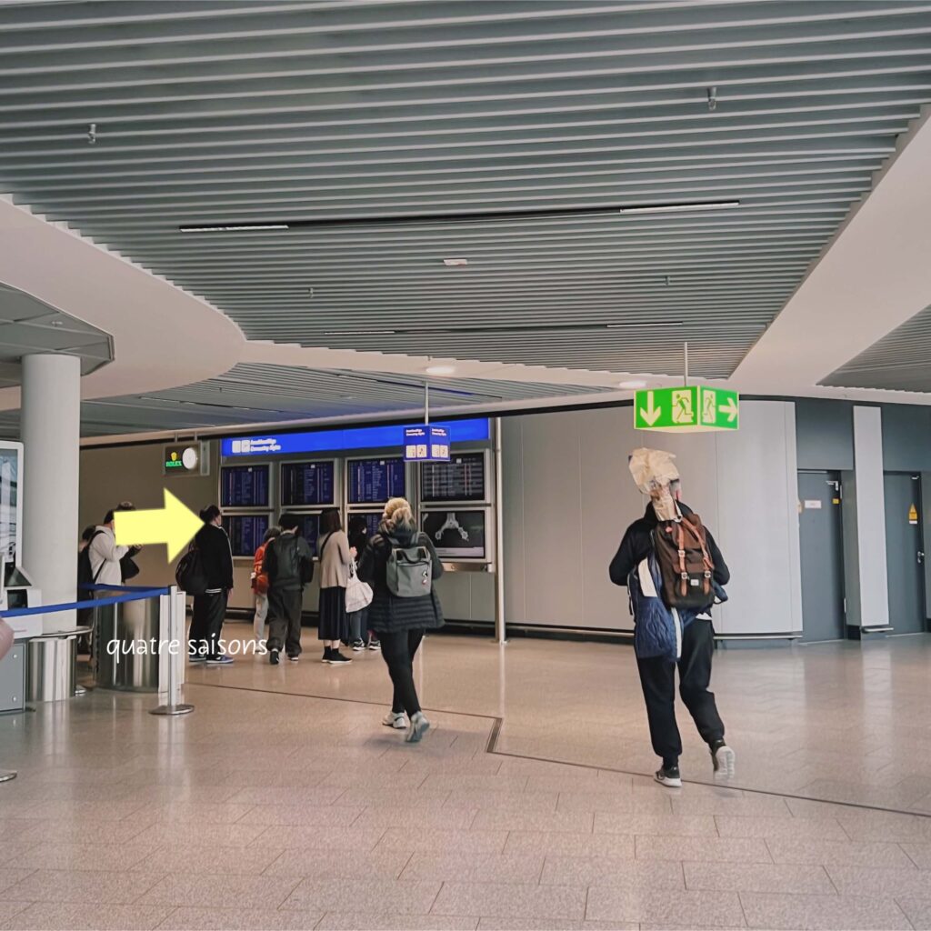 フランクフルト空港での乗り換え方法