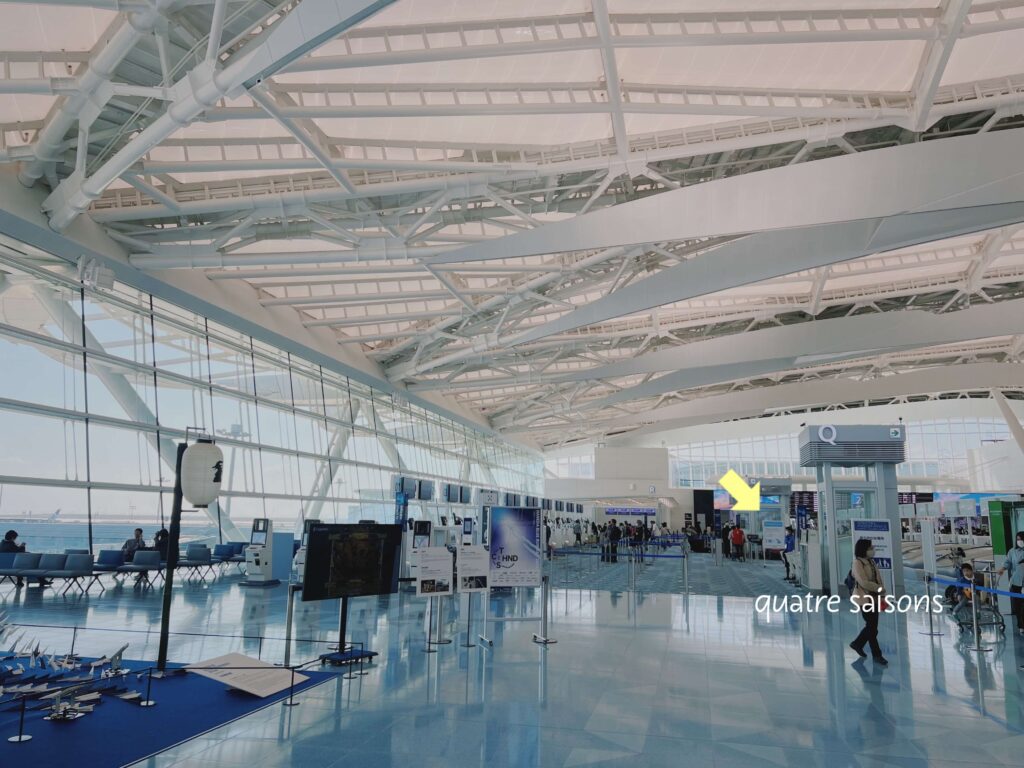 羽田空港国際線,第2ターミナルのチェックインの機械