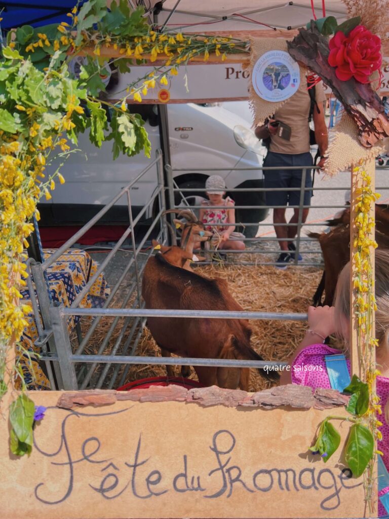 南フランス・バノン村で行われたチーズ祭り