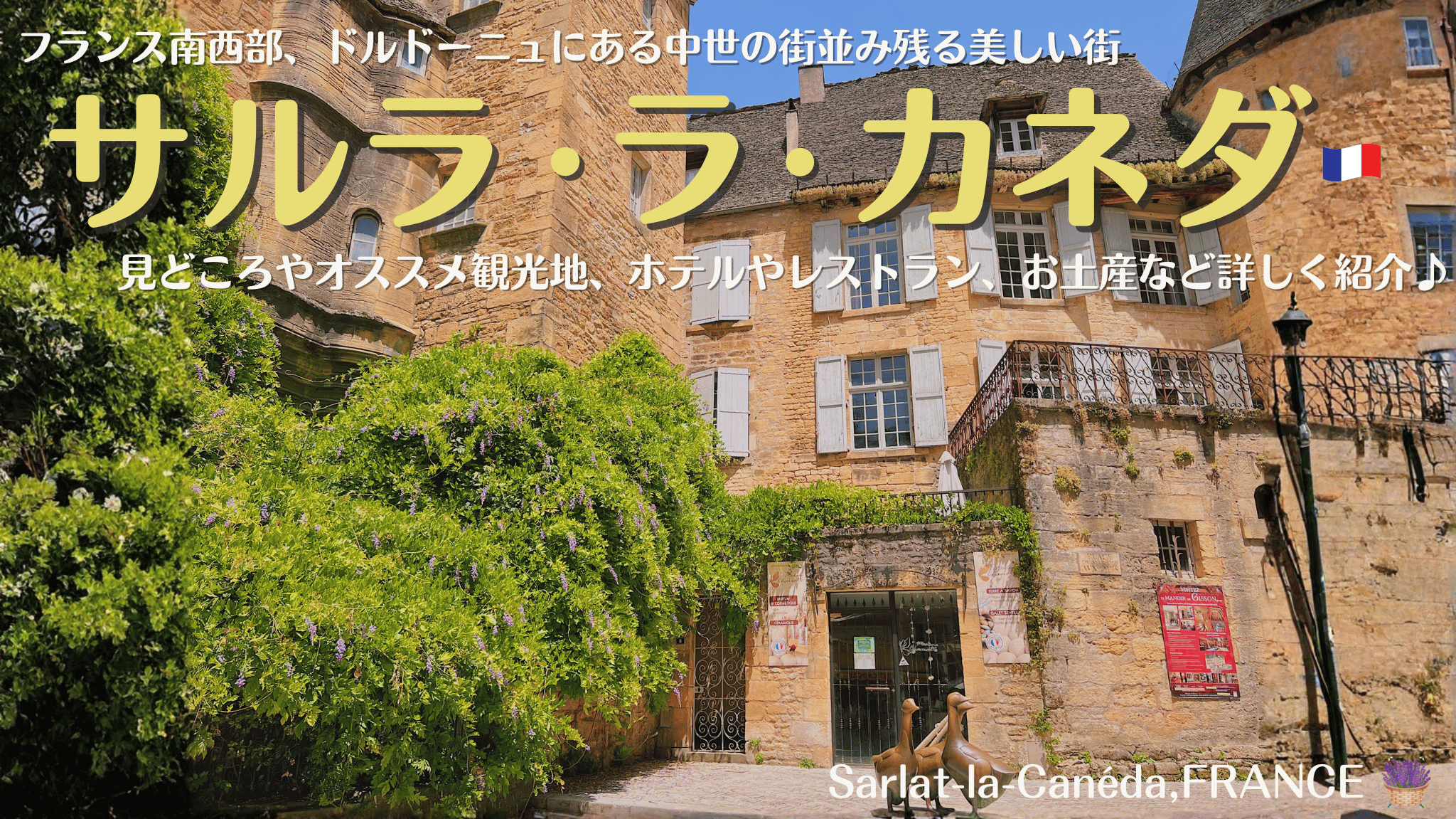 フランス南西部の村、サルララカネダ
