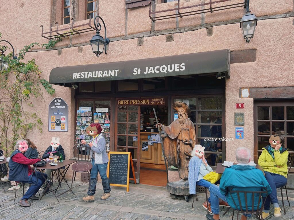 フランス南西部、コンクのレストラン、Saint-Jacques