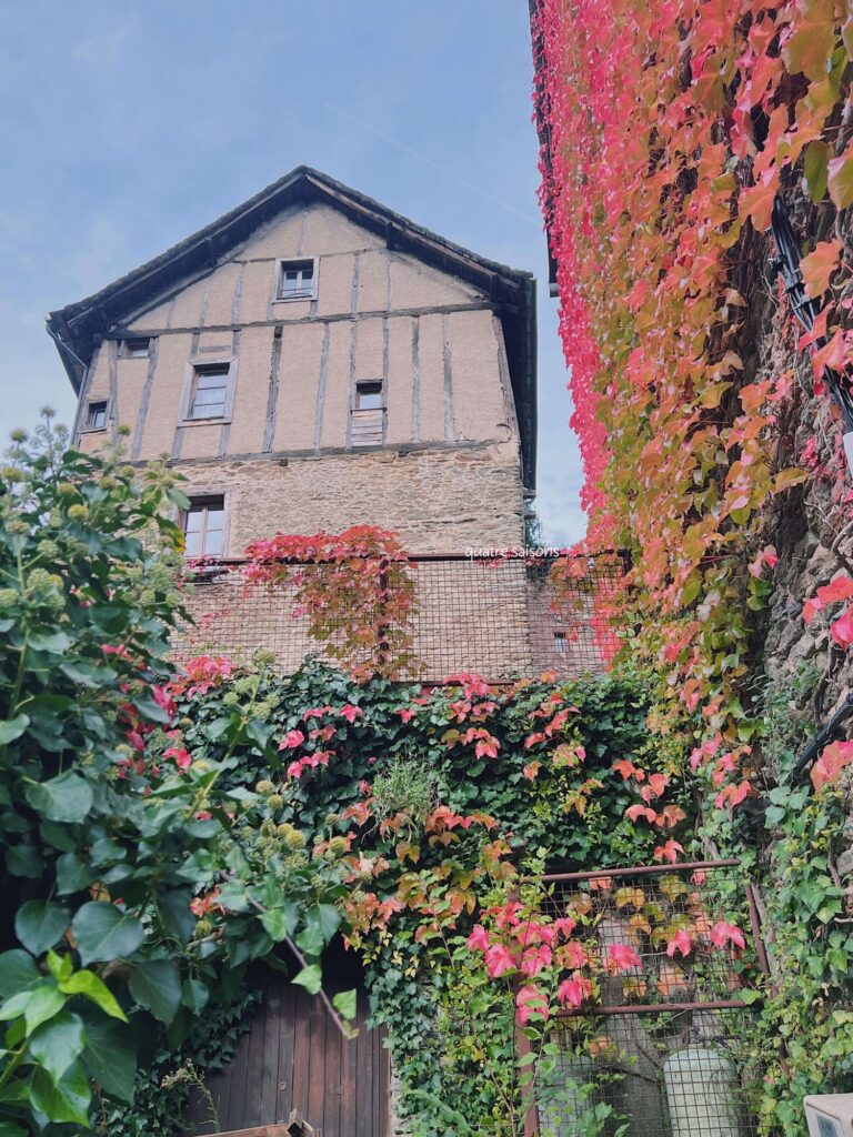 フランスの美しい村、コンクの秋の紅葉🍁