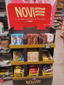 イタリアのスーパーで買えるチョコレート