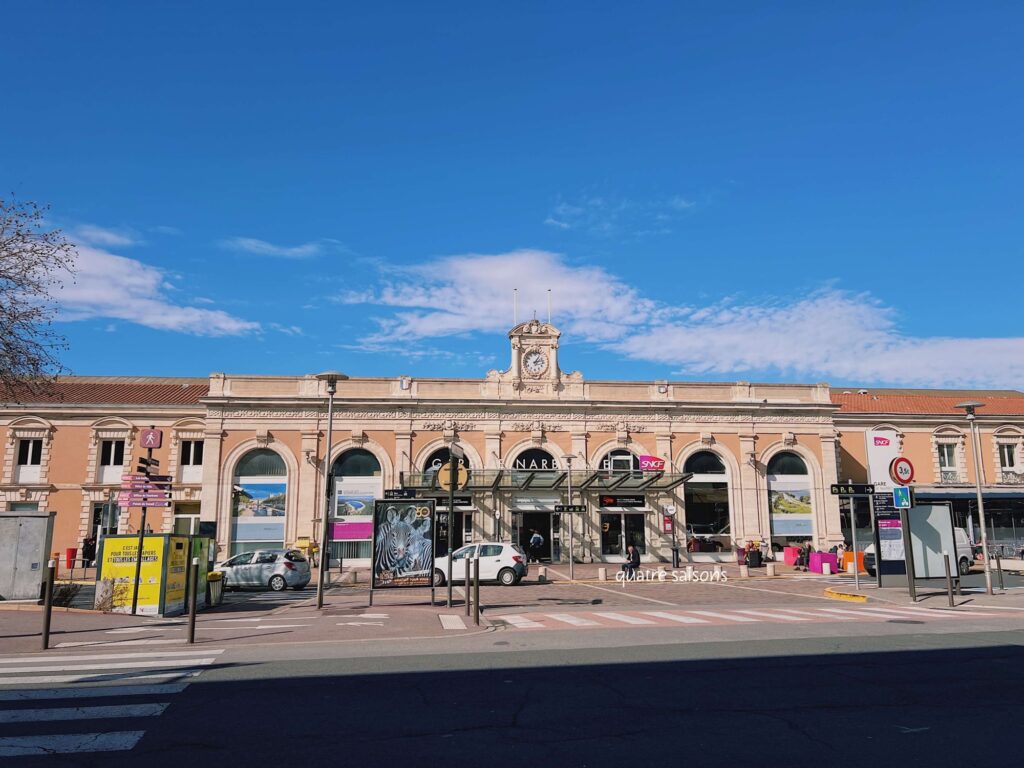 フランス南西部にあるナルボンヌの鉄道駅