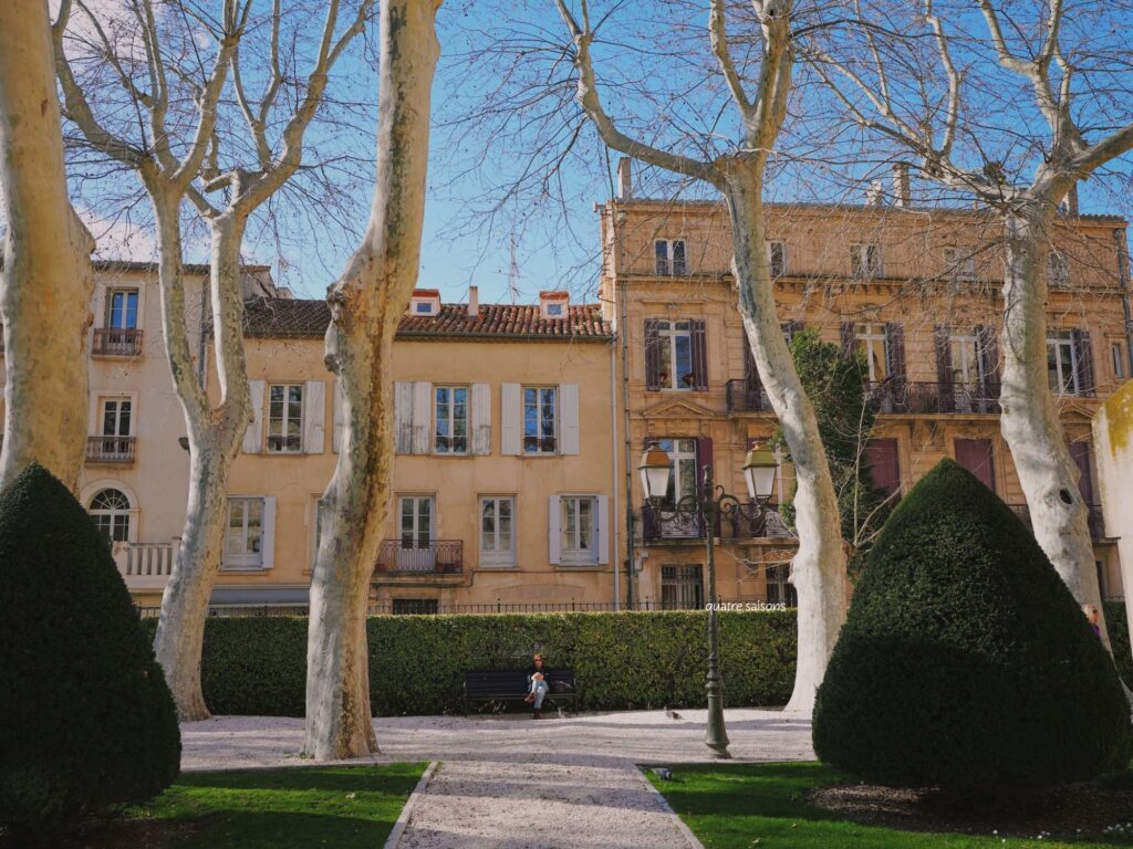 フランス南西部の街、ナルボンヌのアルシュヴェシェ庭園（Jardin de l'Archevêché）