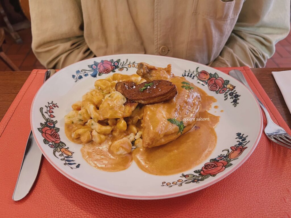 コルマールのブラッスリーchez Hansiで食べたランチ