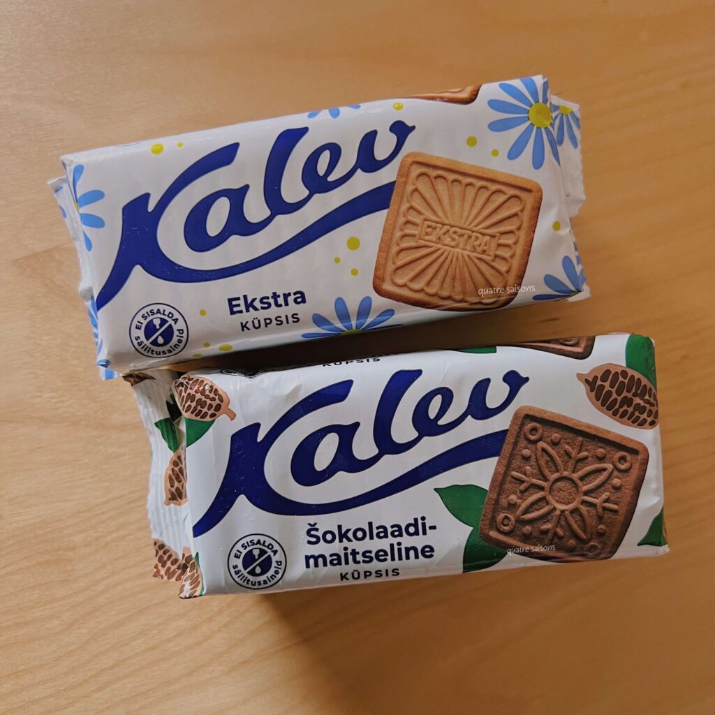 エストニアのスーパーで買えるカレフのビスケット