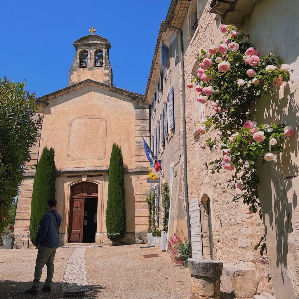 南フランスの村、ジュカの教会、Eglise Saint Jean-Baptiste