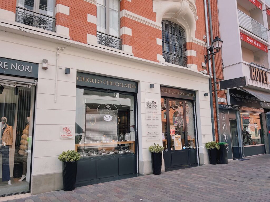 トゥールーズおすすめショコラティエCriollo Toulouse Victor Hugo