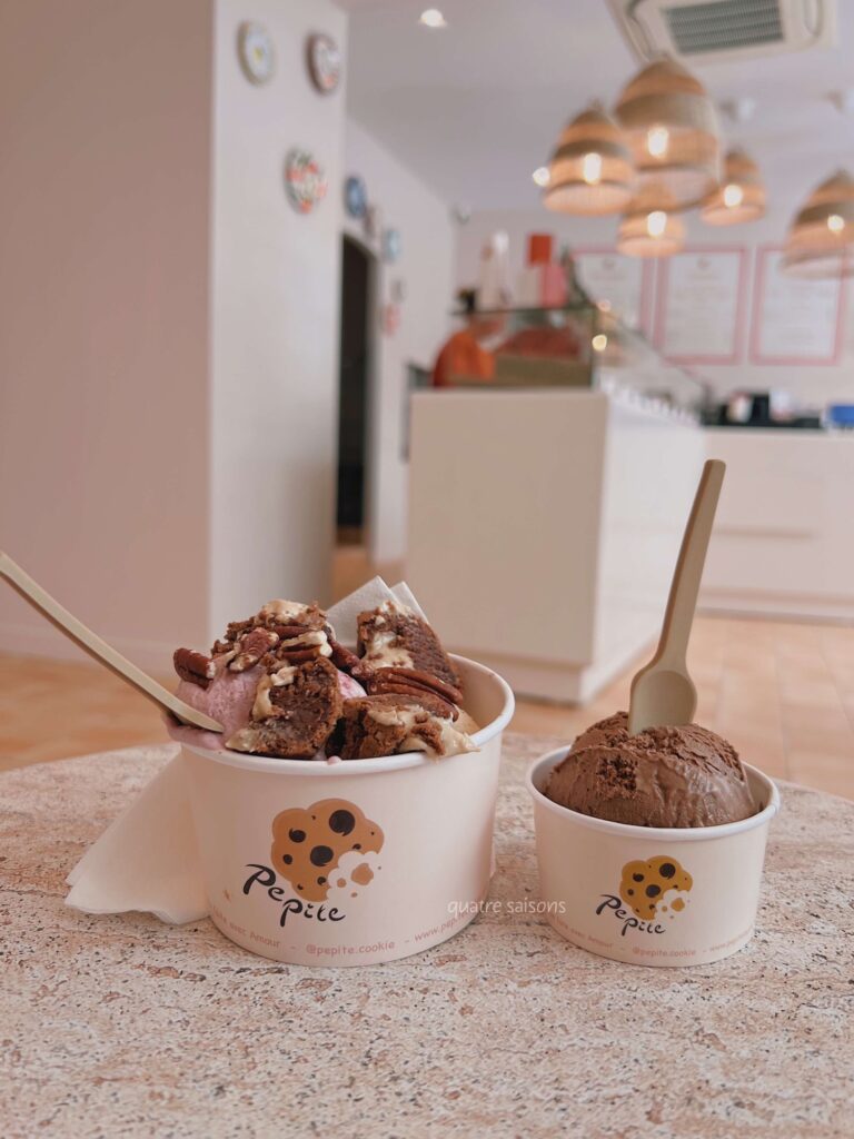 ボーヌのオススメアイスクリームショップ、Pepite Cookie