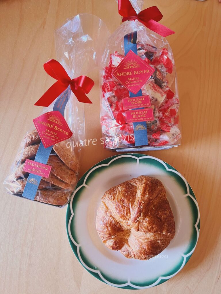 南フランスのラベンダーが有名なソーの村にあるヌガーのお店、アンドレボワイエでの購入品