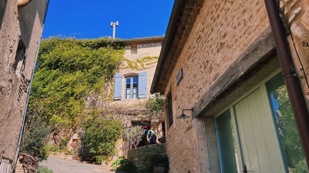 南フランスの村、セニョンで見かけて素敵なお家