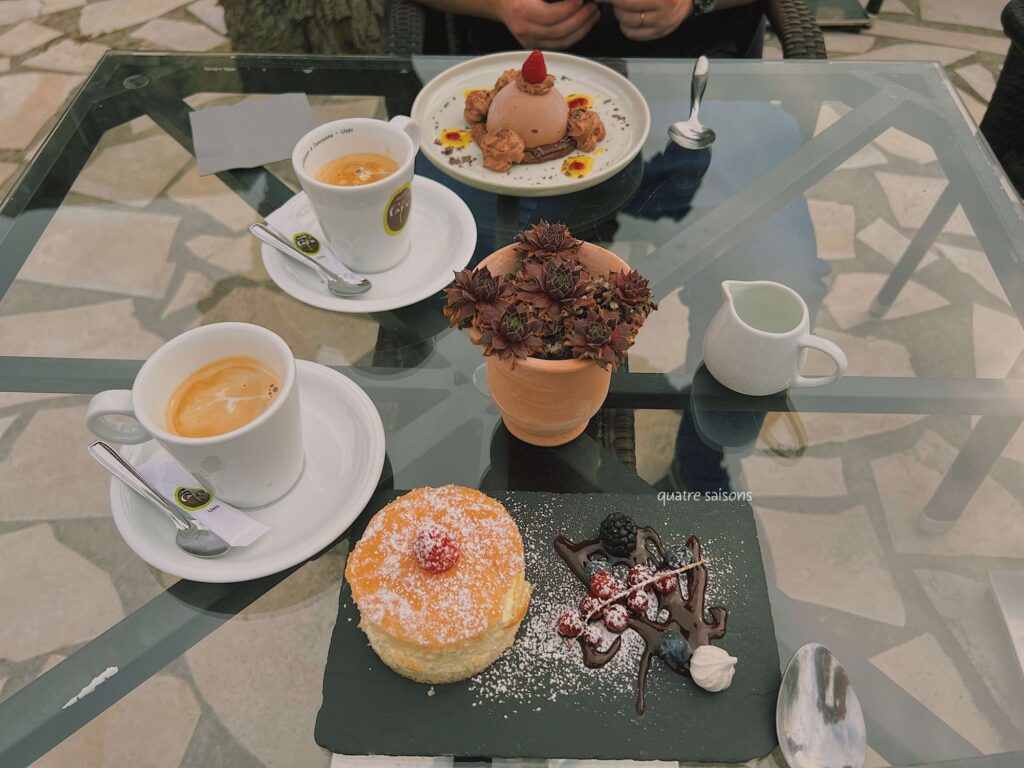 リュッサンで利用したレストラン、Le Bistrot de Lussan