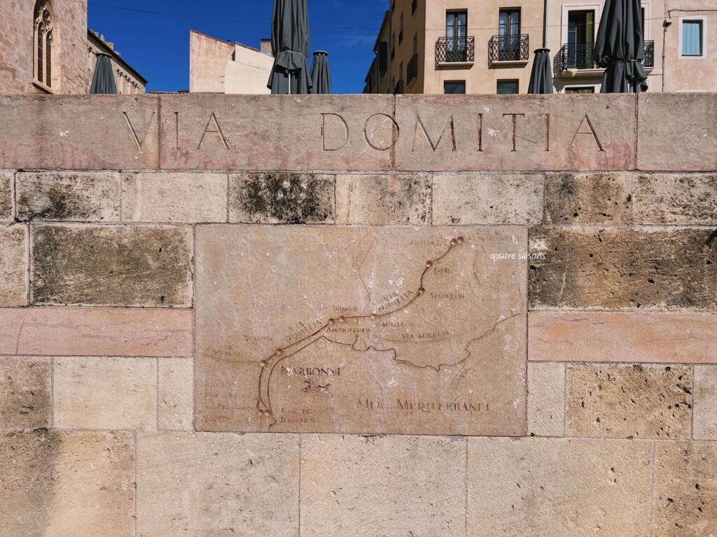 南フランス、ナルボンヌにあるドミティア街道