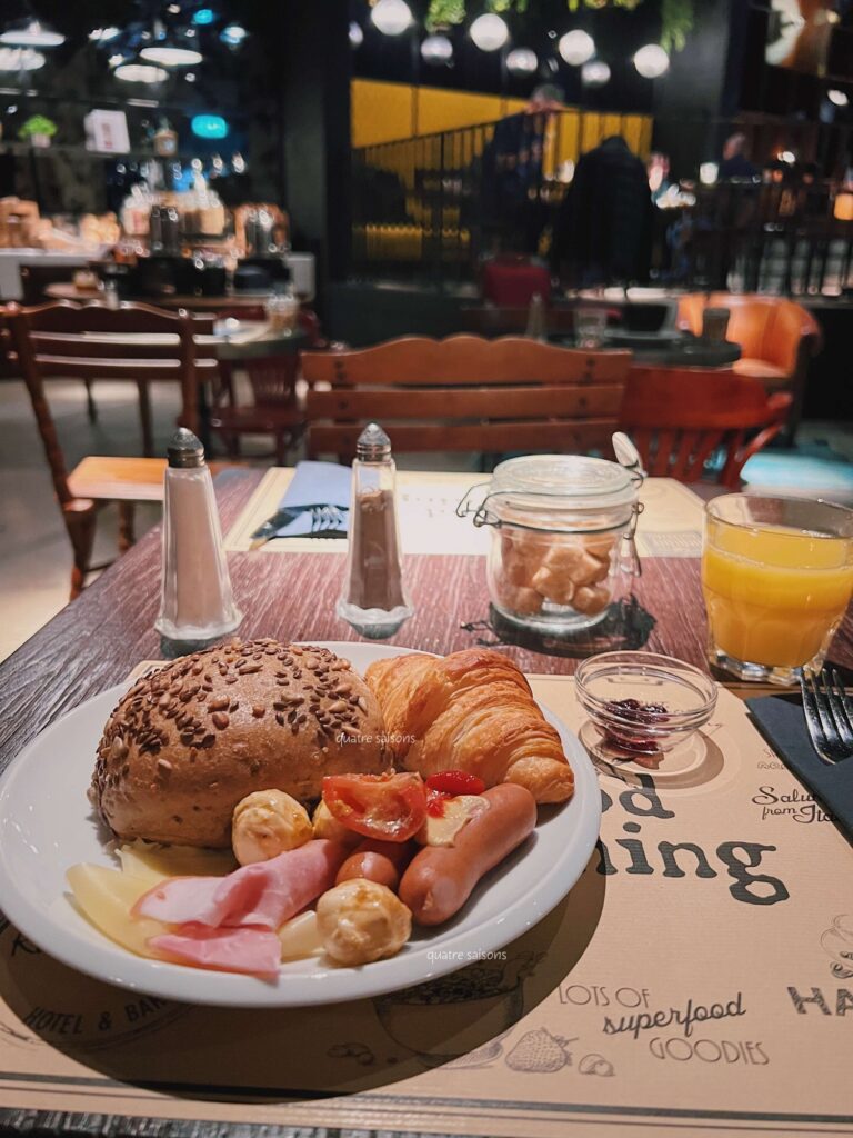 ドイツ、シュトゥットガルトで泊まったホテルRuby Hanna Hotel & Barの朝食