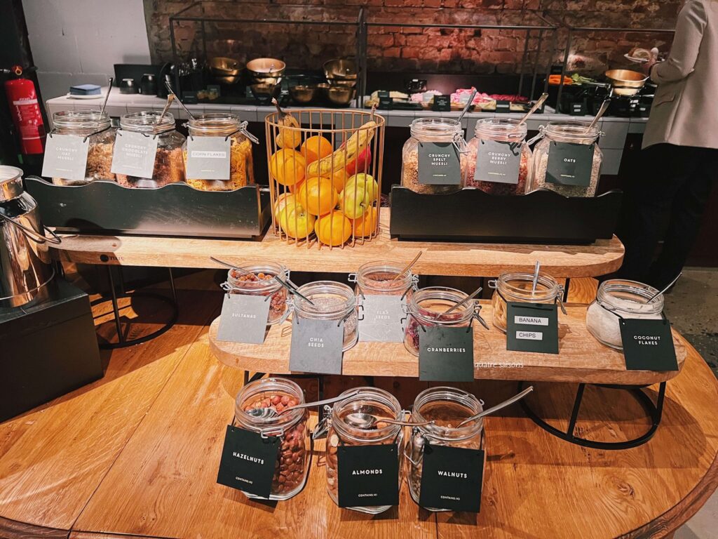 ドイツ、シュトゥットガルトで泊まったホテルRuby Hanna Hotel & Barの朝食
