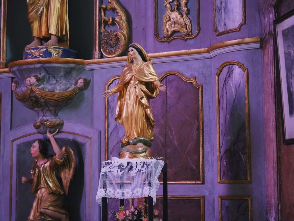 フランス南西部の村ルブルサックのサン・ジャン・バティスト教会（L’église Saint-Jean-Baptiste）