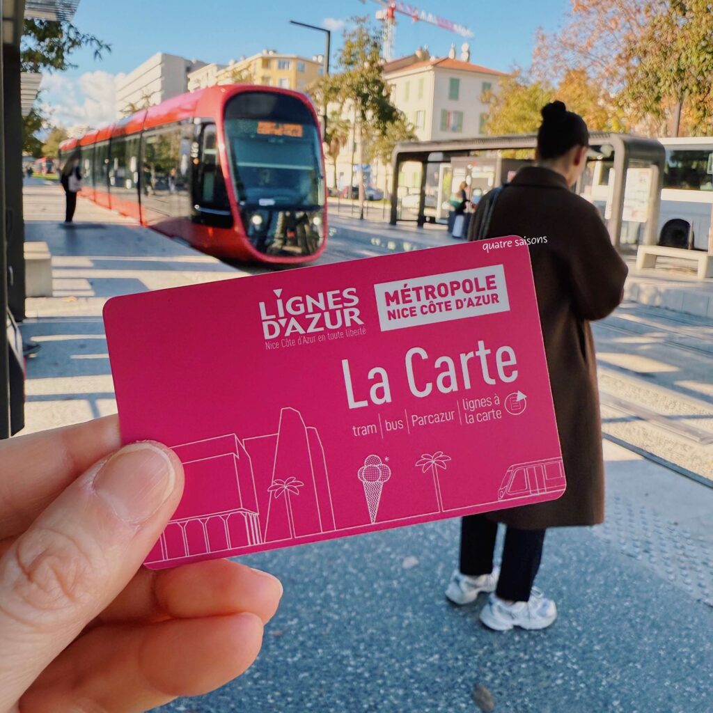 南フランス・ニースのICカード「La Carte(ラ・カルト)」