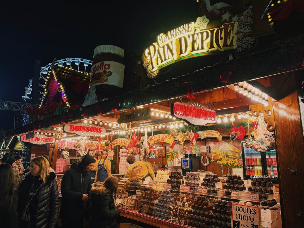 南フランスの街、ニースのクリスマスマーケット