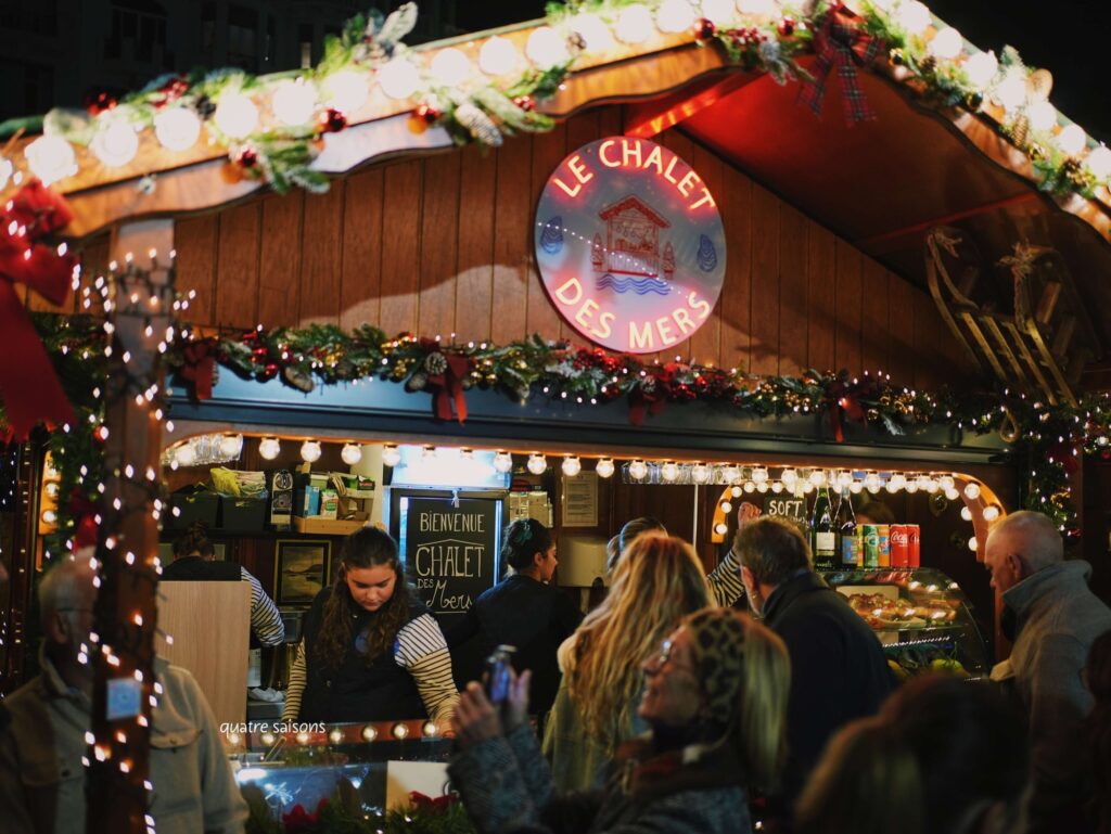 南フランスの街、ニースのクリスマスマーケット