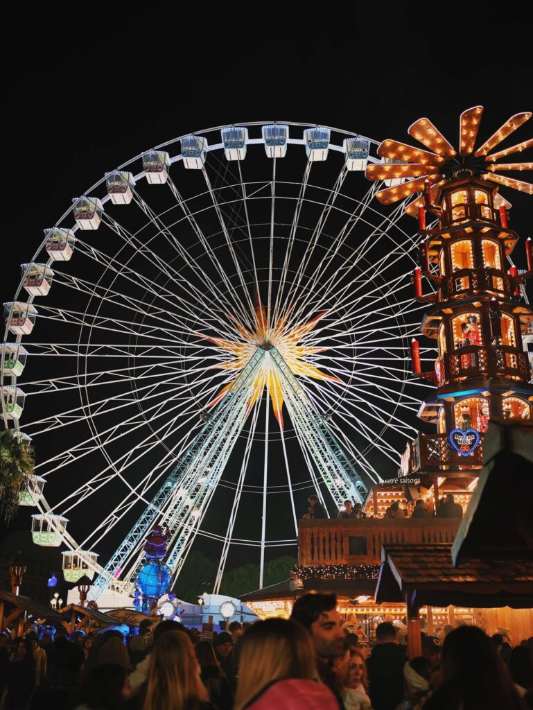 南フランスの街、ニースのクリスマスマーケット