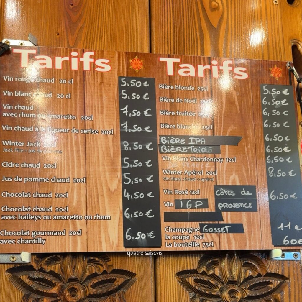 南フランスの街、ニースのクリスマスマーケット