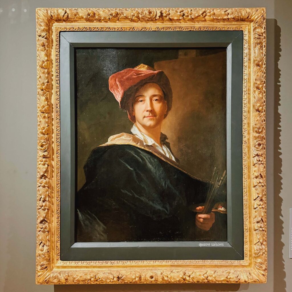 南フランスペルピニャンの美術館で見たイアサント・リゴーの自画像