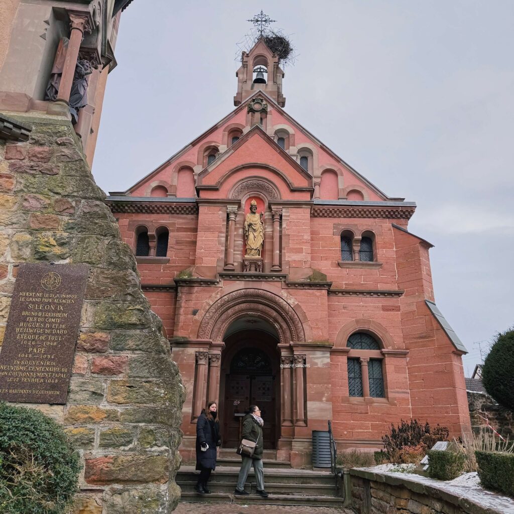 アルザス地方の村エギスハイムのサンレオン9世の礼拝堂