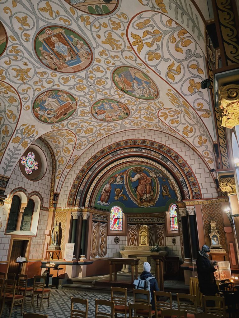 アルザス地方の村エギスハイムのサンレオン9世の礼拝堂