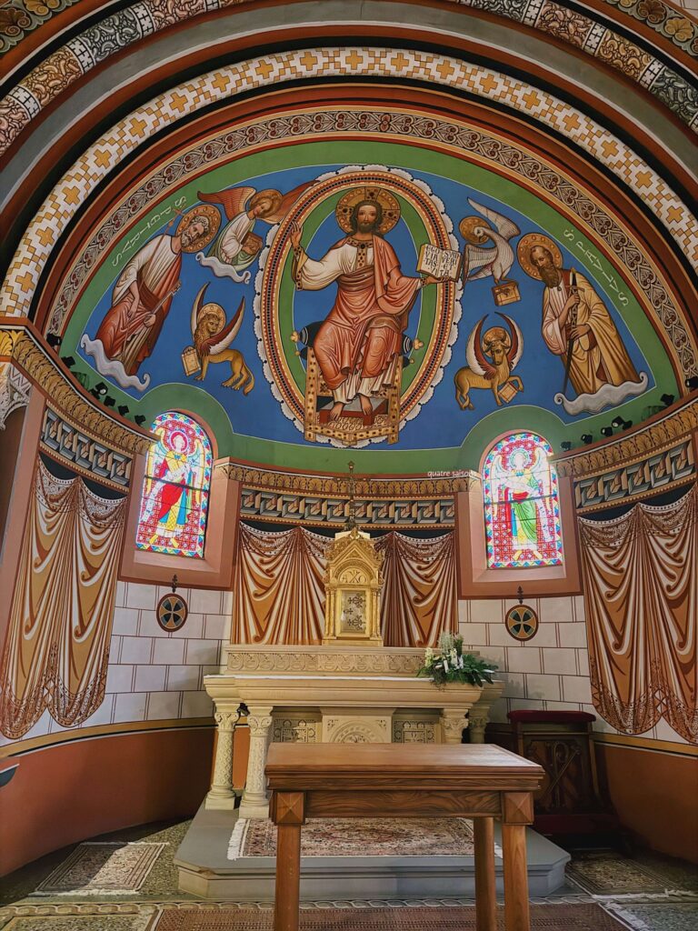 アルザス地方の村エギスハイムのサンレオン9世の礼拝堂