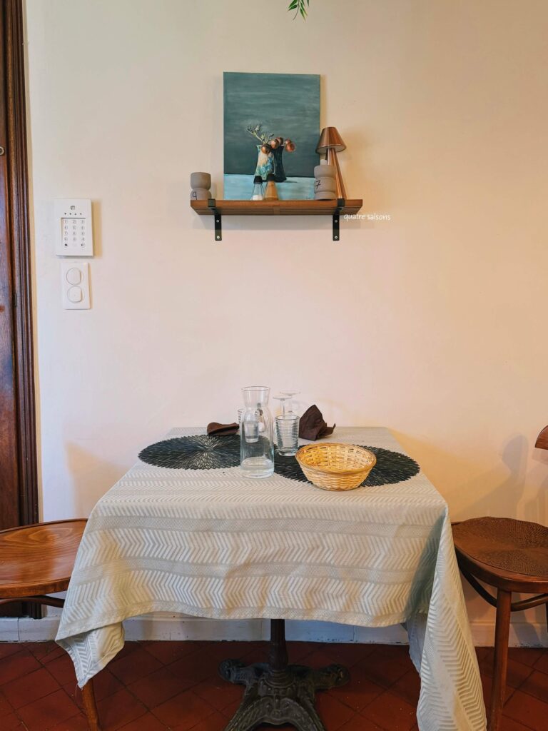 南フランスの小さな村、ヴィヤンスのレストランLe Petit Jardin