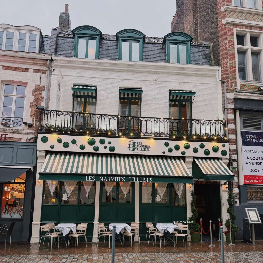 フランス北部の街リールのレストラン、Les Marmites Lilloises, Bistrot de Copains