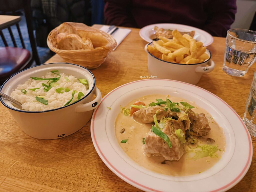 フランス北部の街リールのレストラン、Les Marmites Lilloises, Bistrot de Copains