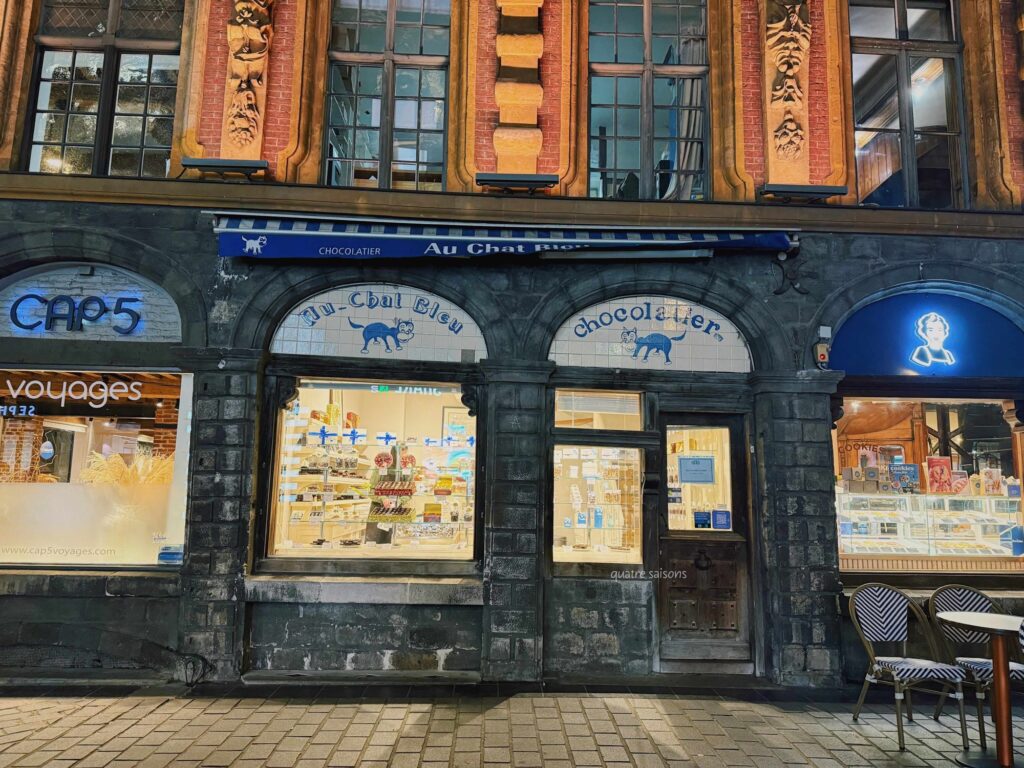 フランスの街、リールのチョコレート屋さんAu Chat Bleu