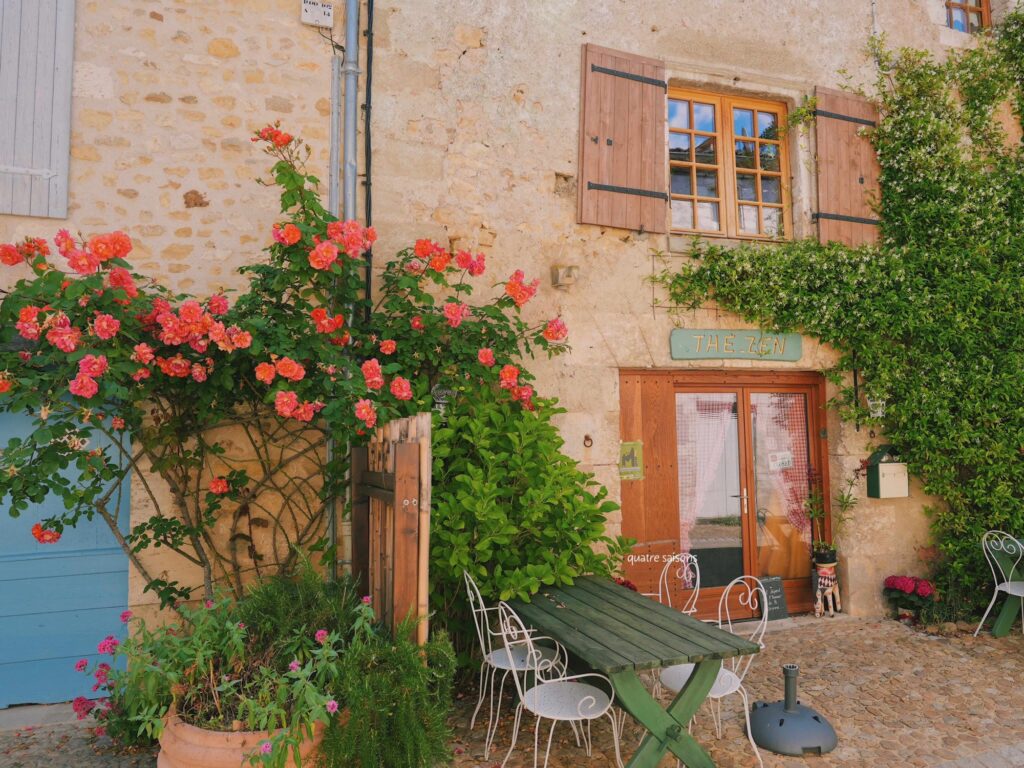 フランス南西部の村、サン・ジャン・ド・コールで見つけたバラ