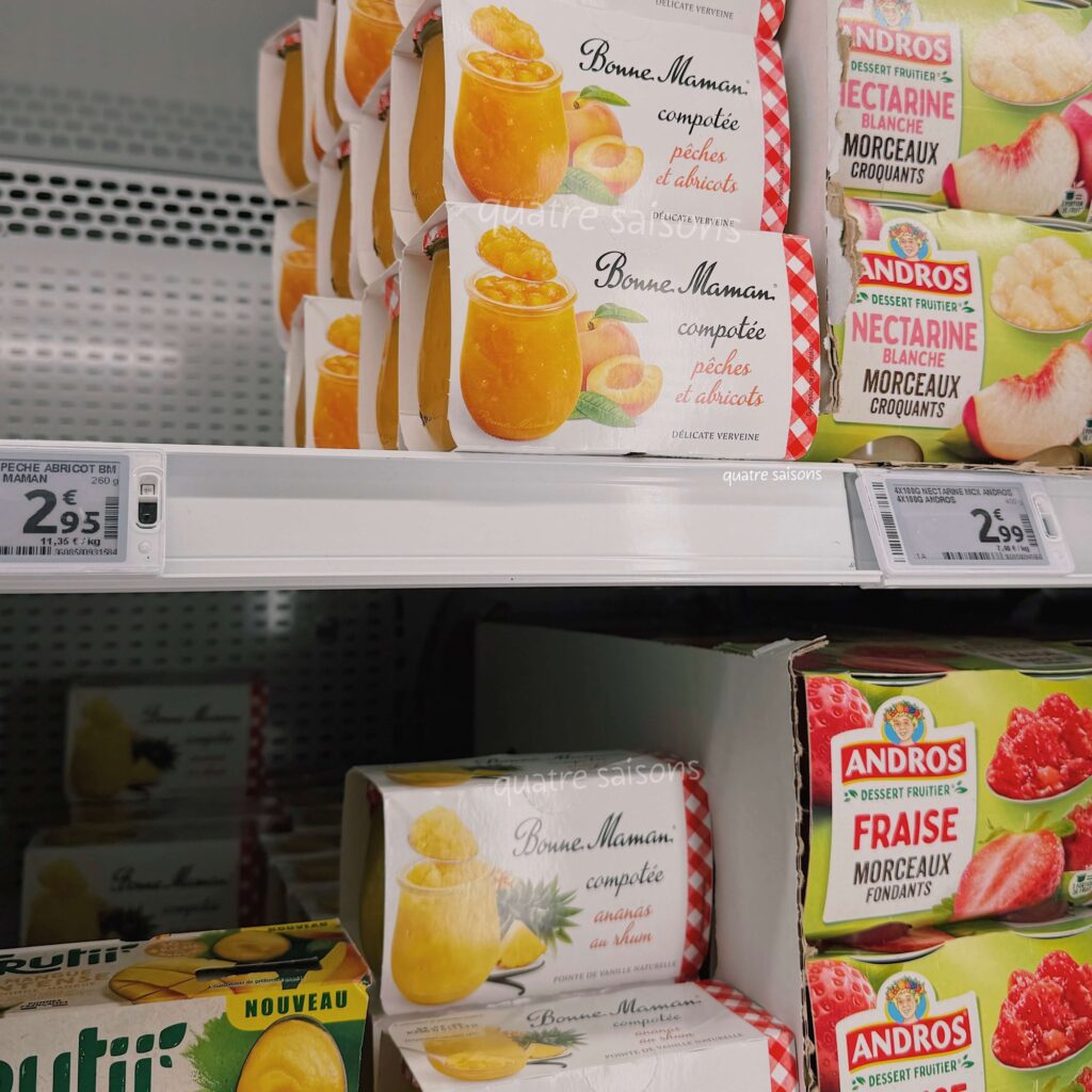 フランス限定!ボンヌママンのスコンポート