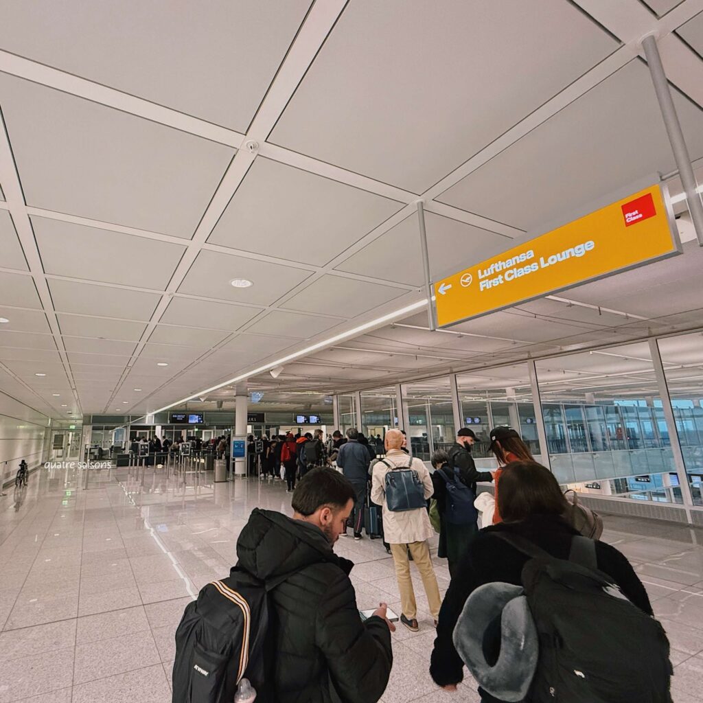 ミュンヘン空港でヨーロッパ線への乗り継ぎ、2026年3月