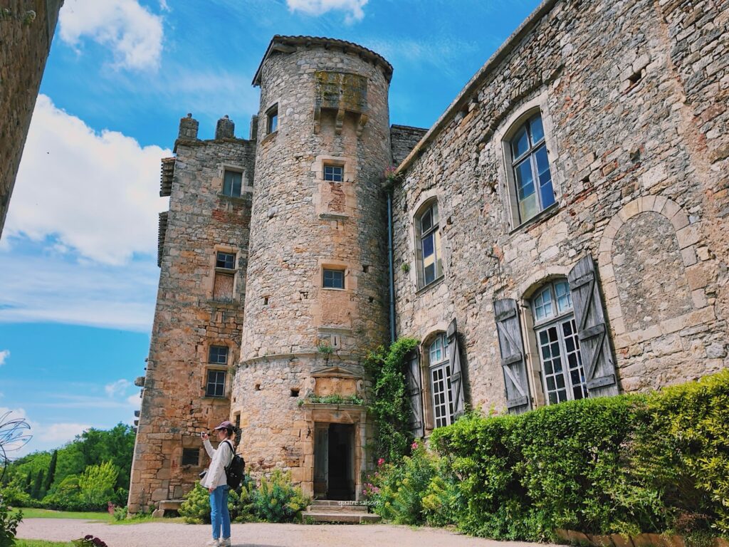 フランス南西部の村、ブルニケルの古いお城