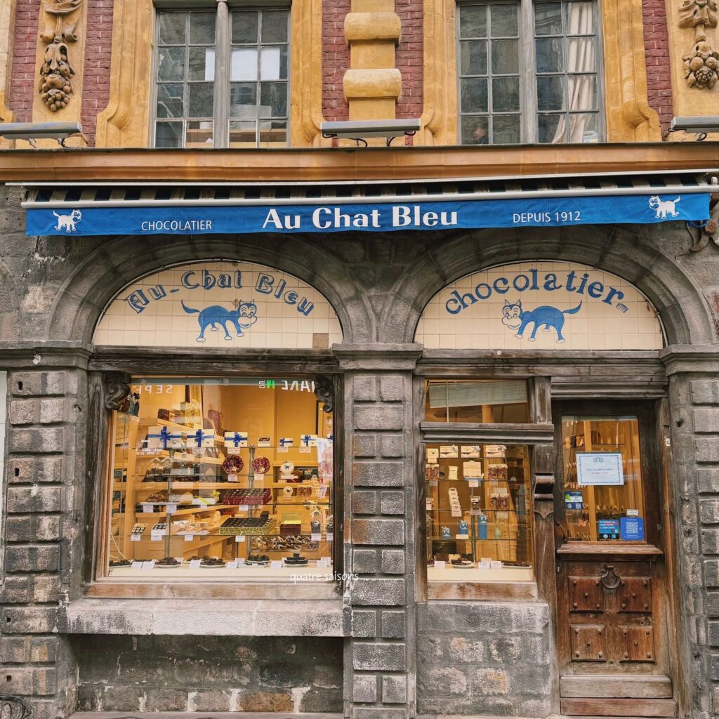 フランスの街、リールのチョコレート屋さんAu Chat Bleu
