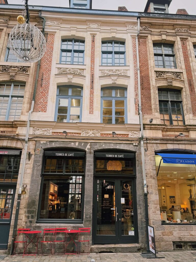 フランス北部の街、リールにあるrue de la Monnaie(貨幣通り)