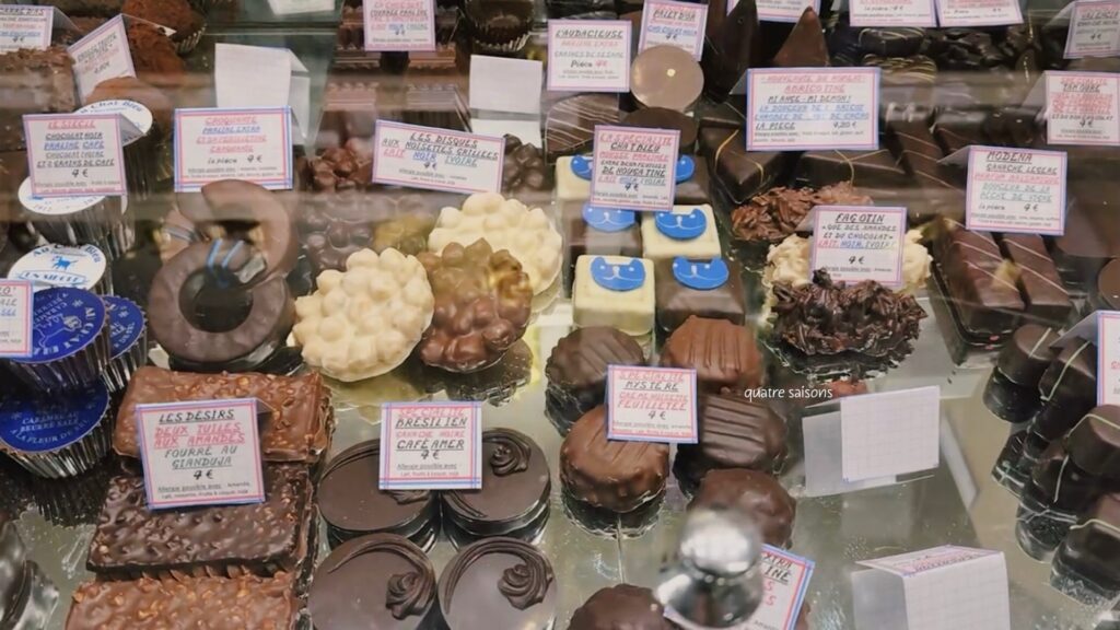 フランスの街、リールのチョコレート屋さんAu Chat Bleu